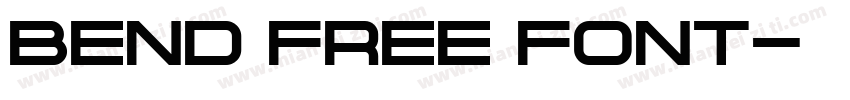 bend free font字体转换